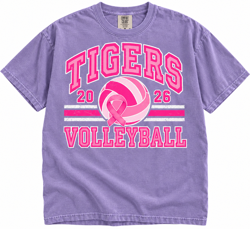 Kennard Volleyball Pink Out Tee