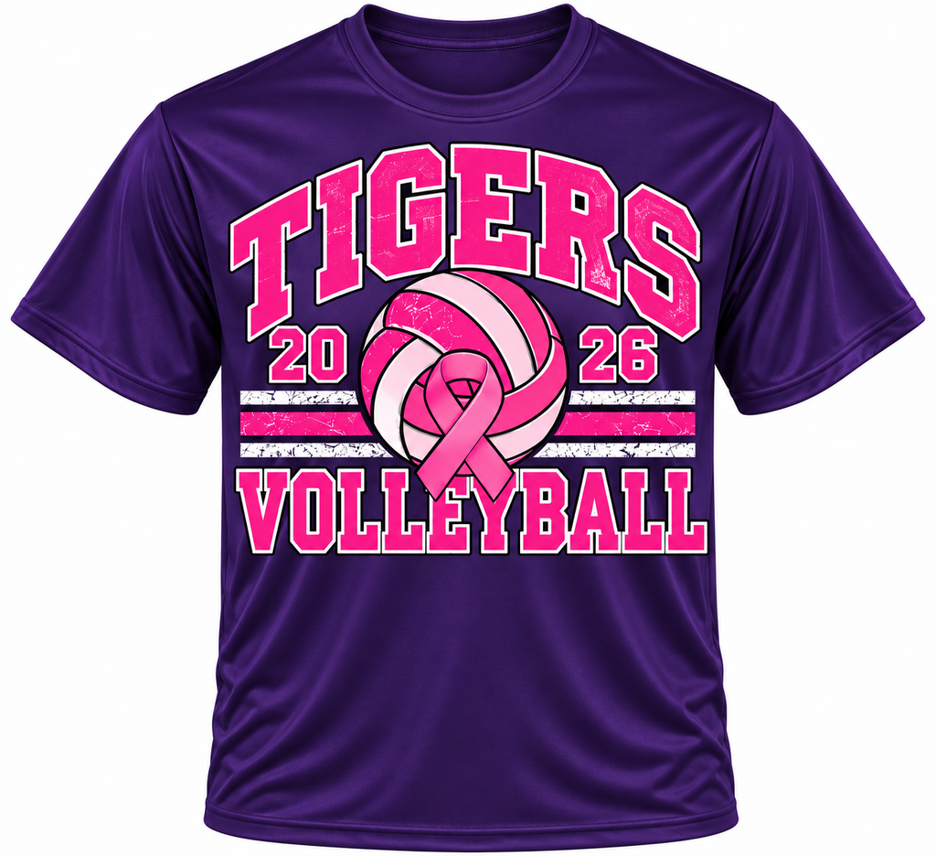 Kennard Volleyball Pink Out Tee