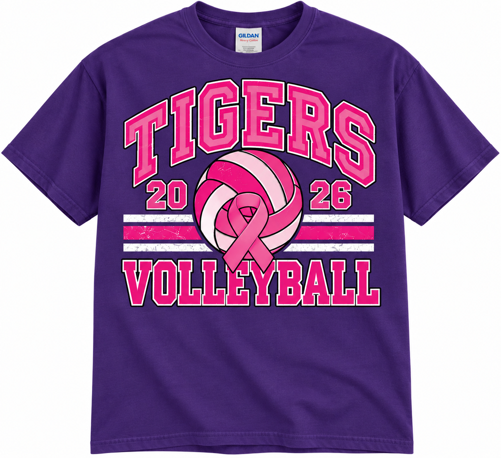Kennard Volleyball Pink Out Tee