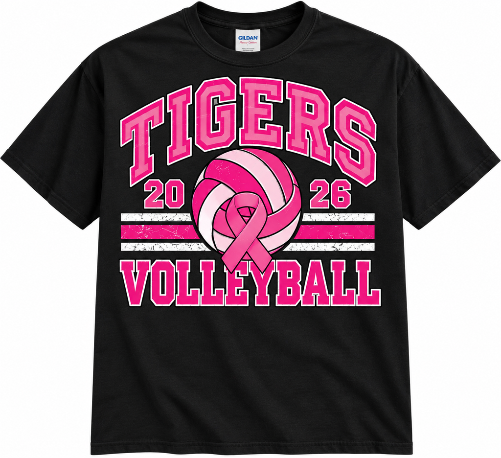 Kennard Volleyball Pink Out Tee