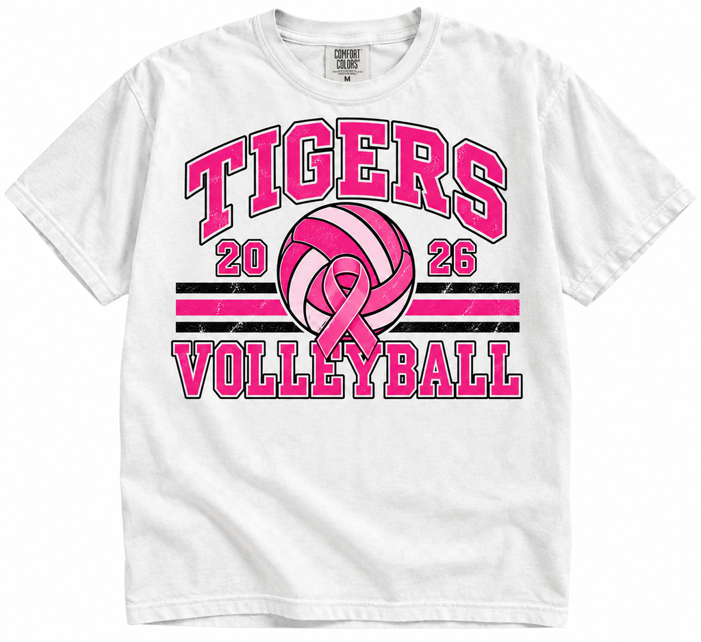 Kennard Volleyball Pink Out Tee